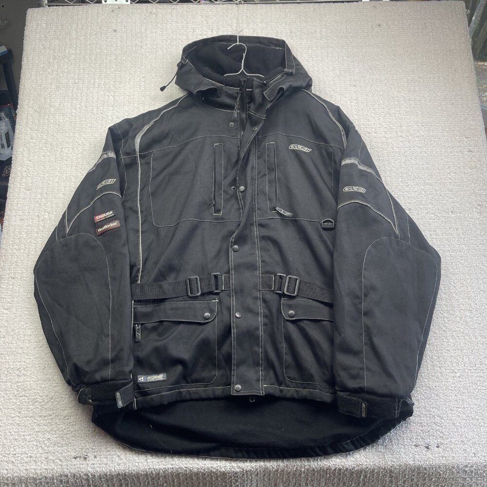 Ganka GKS II Snowmobile Winter Jacket Coat Mens Sz 2XL Heavy Duty Black Sports